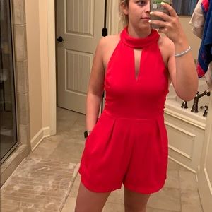 ASTR Red Romper